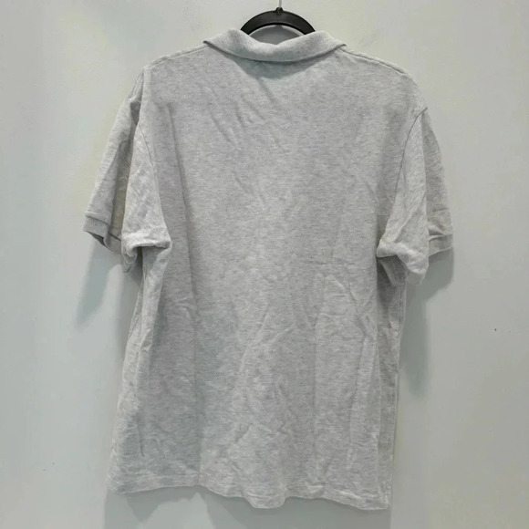 Lacoste Men's Short Sleeve Alligator Polo Shirt 100% Cotton Gray Size  XL - Picture 5 of 7